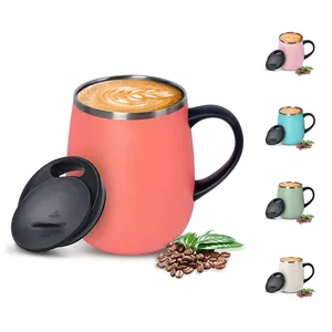 Trending Producten 2024 Nieuwe Aankomst 16Oz Bpa Vrij Roestvrij Staal Vacuüm Geïsoleerde Herbruikbare Koffie Tumblr Cups