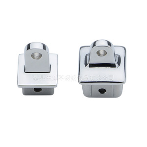 Embout de tube carré de 32 mm en acier inoxydable 316, quincaillerie marine, accessoires pour yachts, pièces de bâche pour bateaux rapides - Product Image 4
