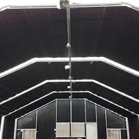Tunnel de privation de lumière automatisé personnalisé, système d'occultation, kit de serre agricole isolée pour champignon