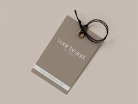 Échantillon Gratuit Étiquette Recyclée Étiquette Suspendue Gaufrée Carton Spécial Luxe Cordelette Cadeau Étiquettes Vêtement Personnalisables Logo Propre