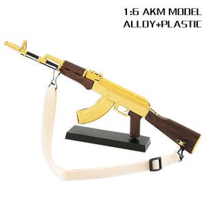 중국 공장 가격 1:3 금속 장난감 총 AK47 모델 28cm 액세서리 총 부품 AR15 총 모델 - Product Image 4