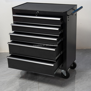 OEM/ OBM Heavy Duty Integrated <strong>Metal</strong> <strong>Workbench</strong> Tool Cabinet 5 Drawers Keyed Lock 300kg Load Capacity for Workshop Tool Storage - Product Image 1