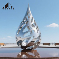 Sculpture de papillon en acier inoxydable sur mesure, grande taille, pour installation artistique extérieure de villas et hôtels, statue en métal poli miroir
