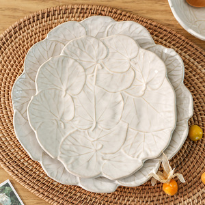 Microondas Apto para lavavajillas, platos de campo Vintage para el hogar, restaurantes, cuencos de <span class=keywords><strong>Pasta</strong></span>, plato de ensalada de bistec occidental - Product Image 3