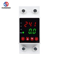 AVP 2P AC 220V 110V 40A 63A 80A réglable sur sous tension protecteur de courant électrique utilisé Protection tension et courant