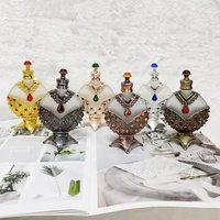 Stok 30Ml Botol Parfum Logam Merek Timur Tengah Batu Minyak Esensial Isi Ulang Botol Attar Outlet Pabrik #890G