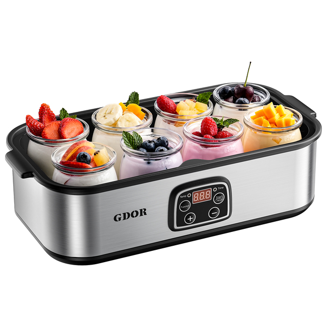 GDOR Customized Yogurt Maker with Temperature Control Homemade Greek Yogurt Maker Machine