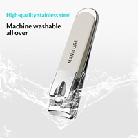 Kit de Manucure en Acier Carbone en Gros, Coffret Complet avec Ciseaux à Ongles, Pince à Bec Effilé, Lime à Ongles et Cure-Oreilles