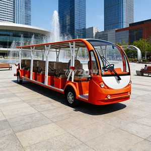 Durable Extended Electric Sightseeing Shuttle For <b>Town</b> And Botanical <b>Garden</b> Sightseeing - Product Image 5