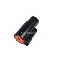 Conector Circular Deutch Serie DTHD de 1 Posición, Modelo DTHD06-1-8S/DTHD04-1-8P, Carcasa/Terminal para PCB Macho, Color Negro, Electrónico