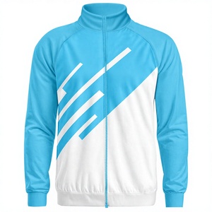 Chaqueta Deportiva Transpirable de Poliéster con Transferencia de Calor por Sublimación, Cierre Completo, Nombre del Equipo Personalizado, Número de Jugador, OEM, ODM, MOQ 10, Unisex - Product Image 1