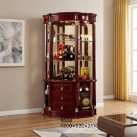 Meuble Bar en Bois Écologique de Haute Qualité, Durable, Design Moderne, Grande Capacité, pour Salon, Guangdong SZ