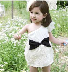 Robe de soirée élégante sans manches blanche avec nœud pour filles, style princesse, vente en gros, pour enfants, de Chine - Product Image 5