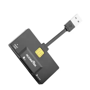 3 In 1 Sd Tf Card Reader Writer USB Smart Card Reader emvクレジットカードチップカードリーダー