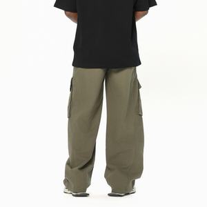 Pantalones de Trabajo Americanos con Diseño Arrugado 2025, Pantalones de Trabajo de Pierna Ancha y Recta, Estilo Retro y Moderno, Marca Paratroopers - Product Image 3