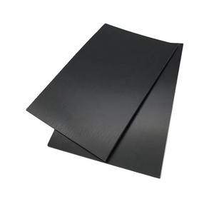 4Mm Dik Geborsteld Zwart Aluminium Composiet Panelen Waterdichte Buitenbekleding Voor Hotels Ziekenhuizen Appartementen Binnenmuren - Product Image 2
