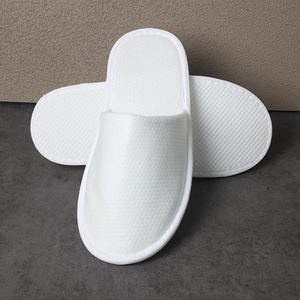 Pantofole da <span class=keywords><strong>Spa</strong></span> di Lusso Monouso in Tessuto Tirato Personalizzate con Logo per Servizi di Cortesia da Viaggio per Hotel e <span class=keywords><strong>Spa</strong></span> - Product Image 3