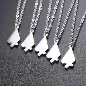 <span class=keywords><strong>Pendentif</strong></span> puzzle étoile pentagramme gravé sur mesure, 5 pièces, lien en acier inoxydable pour collier d'amitié, famille, frères, sœurs - Product Image 2