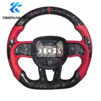 Volant en fibre de carbone et daim forgé pour Dodge Challenger Hellcat Dodge Charger 2013 2014 2015 2016