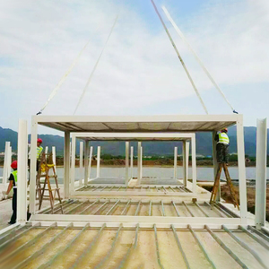 Mới kết cấu thép nhà xây dựng phẳng-gói container nhà văn phòng xây dựng với spliced thiết kế của bán - Product Image 4