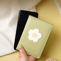 LABON A7 Mini-carnet de notes à couverture en cuir Pu doublé, Design de fleur personnalisé imprimé, planificateur