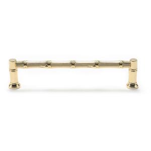 Poignée de meuble en alliage de zinc, motif nœud de bambou, plaqué or, pour cuisine, chambre, salon, quincaillerie de barre longue - Product Image 5