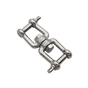 Grillete de acero inoxidable con pasador de tornillo de cabeza cuadrada, métrico, para gestión de cuerdas, eslabón de cadena giratorio en forma de D - Product Image 1