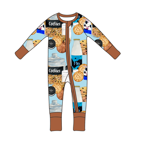 Ropa para Niños Donuts Ropa De <span class=keywords><strong>Bebe</strong></span> Ropa Infantil <span class=keywords><strong>Pijamas</strong></span> de Bambú para Bebés Zippy para Niños - Product Image 6