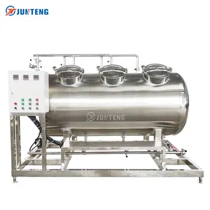 Manufacturer Automatical Semi water acid alkali tank CIP cleaning system for milk beverage juice