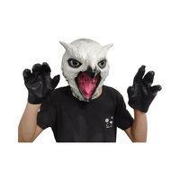 Masque hibou réaliste sans cheveux avec griffe masques de hibou d'Halloween pour la fête monstre hibou Costume adultes enfants
