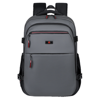 Sac à dos pour ordinateur portable de voyage en plein air de haute qualité avec logo personnalisé, unisexe, imperméable, en cuir PU, fermeture éclair, 15 pouces, sacs pour ordinateur portable pour étudiants
