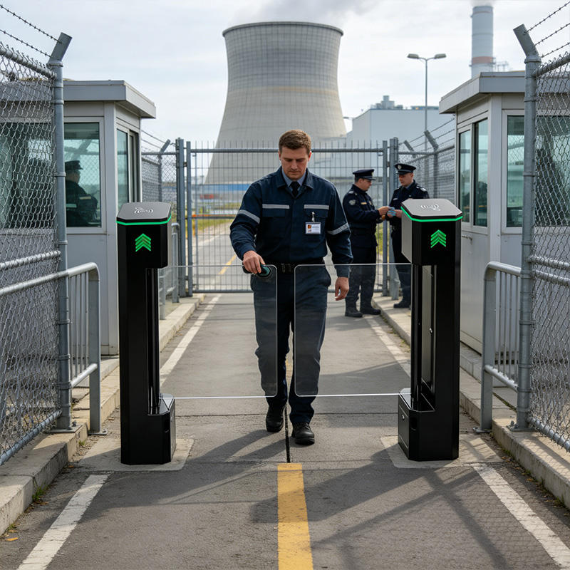 Turnstile Swing Gate Automatic Swing Barrier Remote Access for ...
