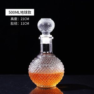 ขวดแก้วเปล่าทรงลูกโลก1000มล. พร้อมจุกแก้วสำหรับใส่เหล้า - Product Image 4