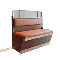 Ensemble table et chaises en fer forgé haut de gamme, style luxe léger, pour restaurant occidental décontracté, canapés de banquette, bar, café et restaurant de fondue en libre-service