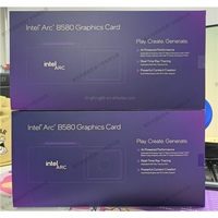 Carte graphique de jeu pour ordinateur de bureau Intel ARC B580 12 Go PCI-Express GDDR6 édition limitée avec refroidissement par ventilateur et mémoire 19 Gbps 192 bits