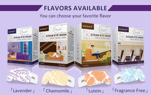 Mascarilla de masaje ocular de puntos de acupuntura, autocalentamiento, vapor perfumado, OEM, fábrica, Parche de algodón activado por aire - Product Image 6