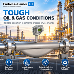 Medidor de Flujo Másico Coriolis de Alta Precisión Endress+Hauser Promass O 300 8O3B para Aplicaciones de Petróleo y Gas en Alta Mar - Product Image 3