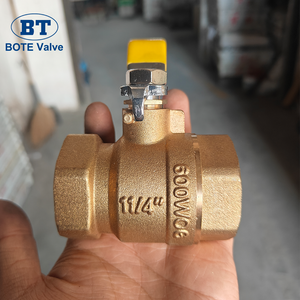 <span class=keywords><strong>วาล์ว</strong></span>บอลทองเหลือง BOTE C37700 เกลียว NPT สำหรับงานหนัก 600 WOG PN40 ผิวทองเหลือง ป้องกันการรั่วซึม ใช้กับน้ำ อากาศ น้ำมัน - Product Image 3