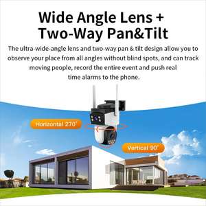 CS621DR-C 6MP Wifi of 4G Camera Automatische Rotatie Buiten Waterproof IP Bewegingsdetectie Audio Solar Camera Wifi 360 Draadloze Thuiscamera - Product Image 5