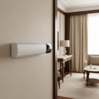 Pemanas Dinding Aluminium Portabel Terhubung WiFi Kontrol Rumah Pintar, Perlindungan Panas Berlebih, Pemanasan Cepat, Berdiri Sendiri, LED Besar