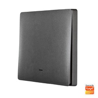 Interrupteur de Scène Sans Fil Zigbee 1 Gang Smart Life avec Contrôle à Simple Clic, Alimenté par Piles et Compatible Wi-Fi