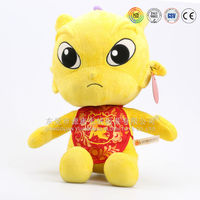 Faire des jouets en peluche caméléon à caractère doux bon marché pour les enfants jouant
