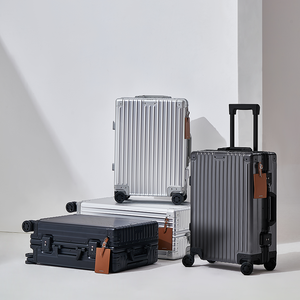 Maleta de Lujo de Aleación de Aluminio-Mg 2025 con Etiqueta de Nombre, Ligera, Impermeable, Equipaje de Mano, OEM, ODM, Marca Personalizada, Poliéster - Product Image 1