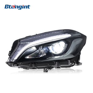 Thích hợp cho 13-18 Mercedes Benz a-lớp w176 Đèn pha lắp ráp A180 sửa đổi cao cấp dẫn ban ngày Chạy ánh sáng ống kính - Product Image 3