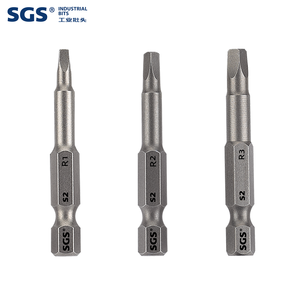 SGS مصدر مصنع 6.35 مللي متر قوي المغناطيسي S2 المواد 50 مللي متر 75 مللي متر واحد رئيس Squarer الصناعية مفك بت - Product Image 2