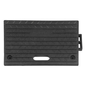Rampes <span class=keywords><strong>de</strong></span> trottoir pour allée, caoutchouc robuste, surface antidérapante, noir, 500x320x100mm, pour fauteuil roulant sur béton en toutes conditions - Product Image 1