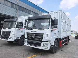 Camion de livraison d'entrepôt à usage intensif avec cabine couchette, caisse fermée en acier ondulé, à vendre - Product Image 2