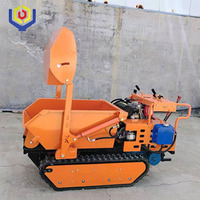 Mini-Raupenlader für Garten und Landwirtschaft, 350kg Traglast, Changchai-Motor, Hochlastgetriebe, Selbstladend