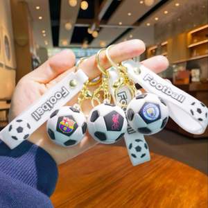 Llaveros y Anillos de Llavero de Fútbol con Diseño de Balón de Fútbol, Impresos con UV en Plástico Creativo - Product Image 4