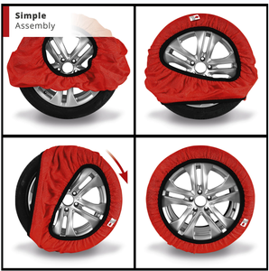 Invierno Auto <span class=keywords><strong>Textil</strong></span> Cadenas de <span class=keywords><strong>nieve</strong></span> Neumático Calcetines de <span class=keywords><strong>nieve</strong></span> para coche - Product Image 3